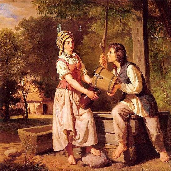 At the well